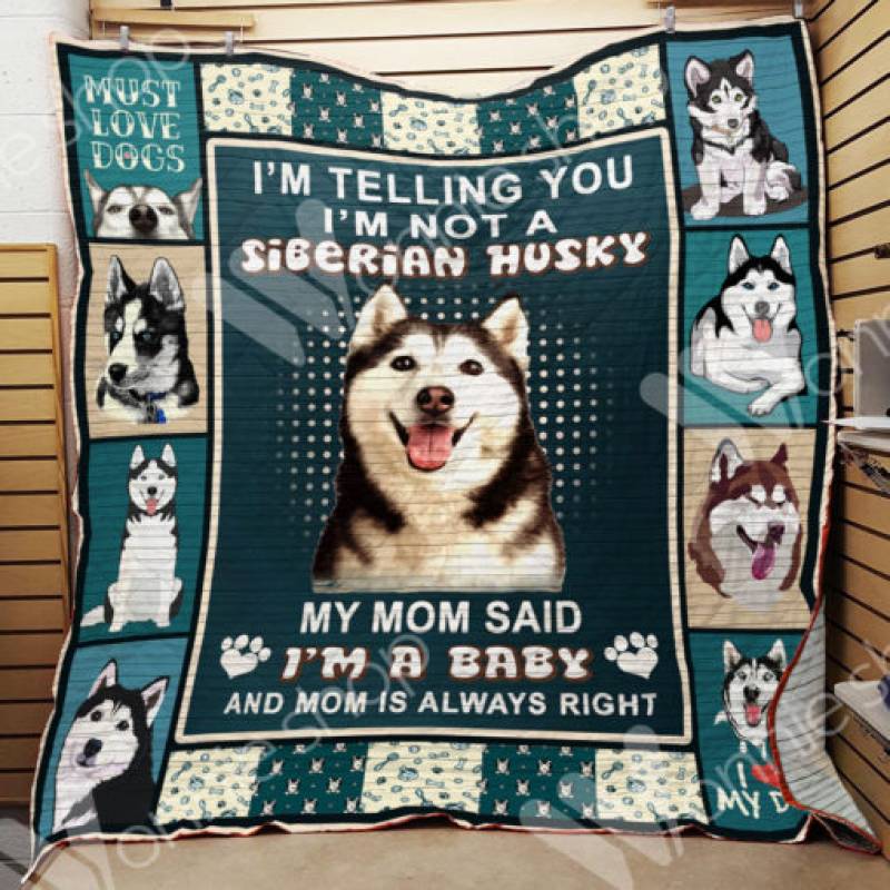 Siberian Husky Dog Blanket OCT1503 73O50