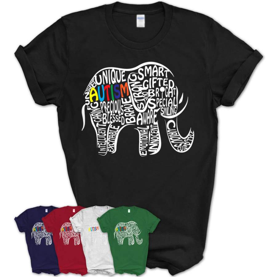 Autism Awareness Elephant T Shirt – Teezou Store