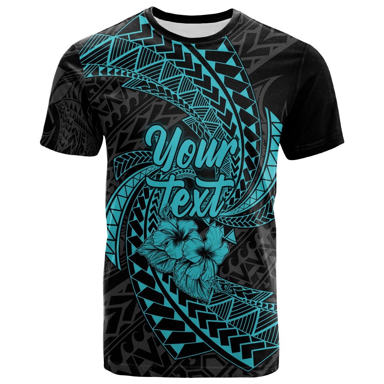 Polynesian Hawaiian Personalized Name Turquoise Unisex All Over Print Onaib Ha104935