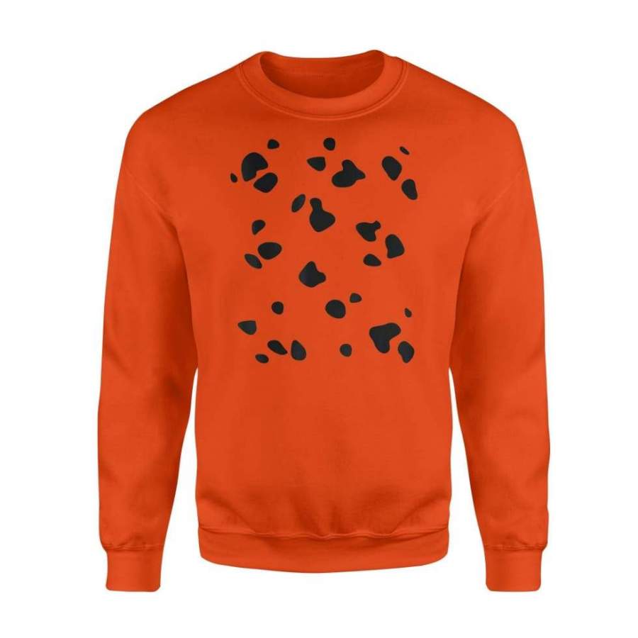 Dalmatian Dog Animal Halloween Diy Costume – Standard Fleece Sweatshirt