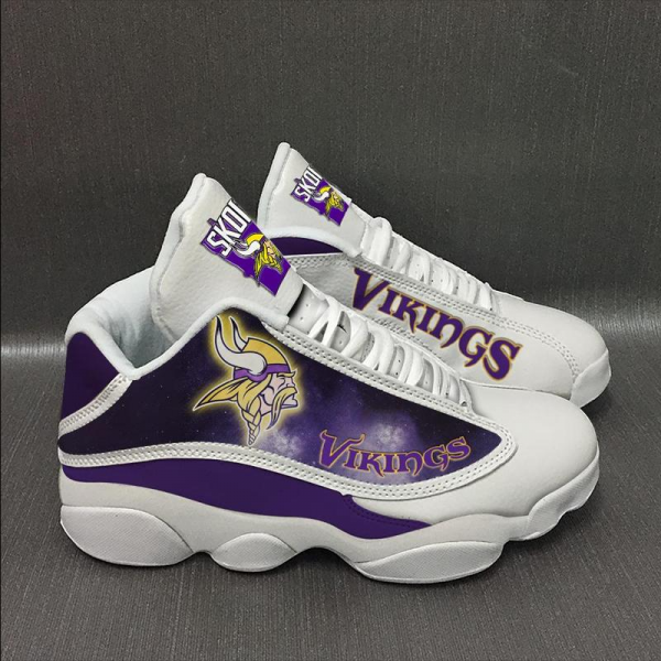 Minnesota Vikings Form Air Jordan 13 Sneakers L01063