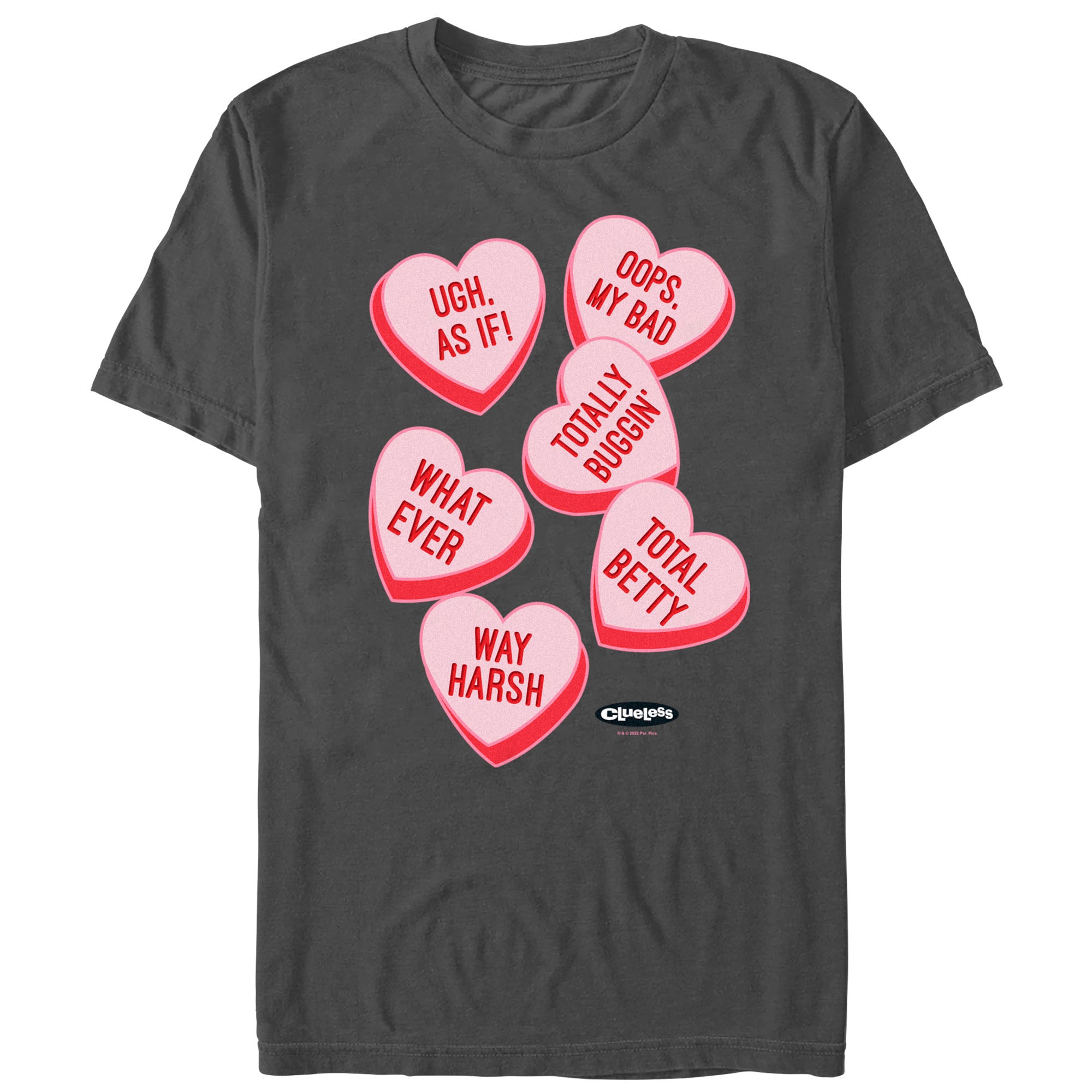 Men’S Clueless Candy Hearts T-Shirt