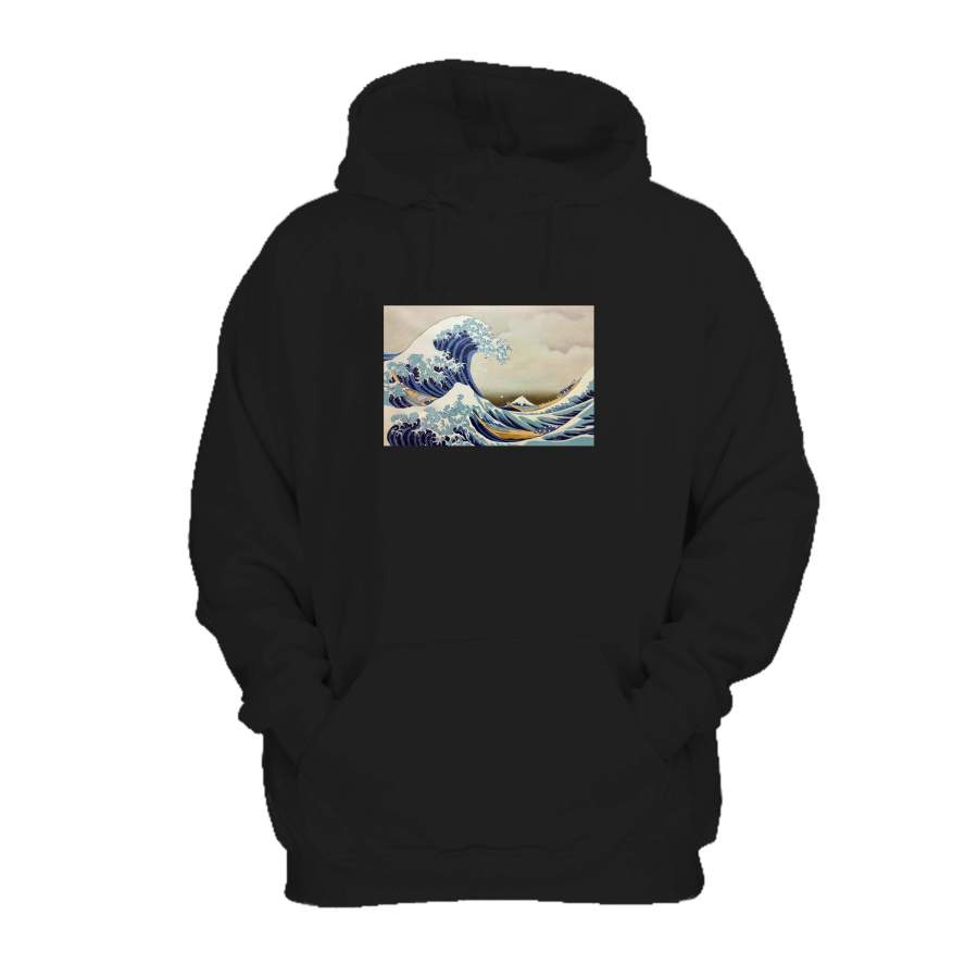 The Great Wave Off Kanagawa Katsushika Hokusai Painting Art Hoodie