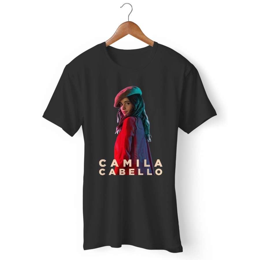 Camila Cabello In The Dark Man’s T-Shirt