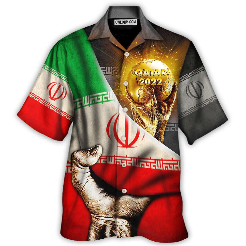 World Cup Qatar 2022 Iran Will Be The Champion – Hawaiian Shirt  – Owl Ohh