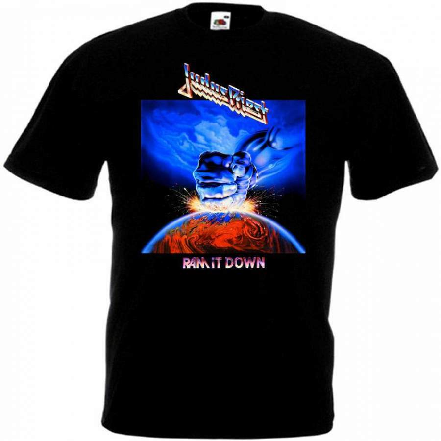 Judas Priest Ram It Down T-Shirt Black Poster All Sizes S…5Xl