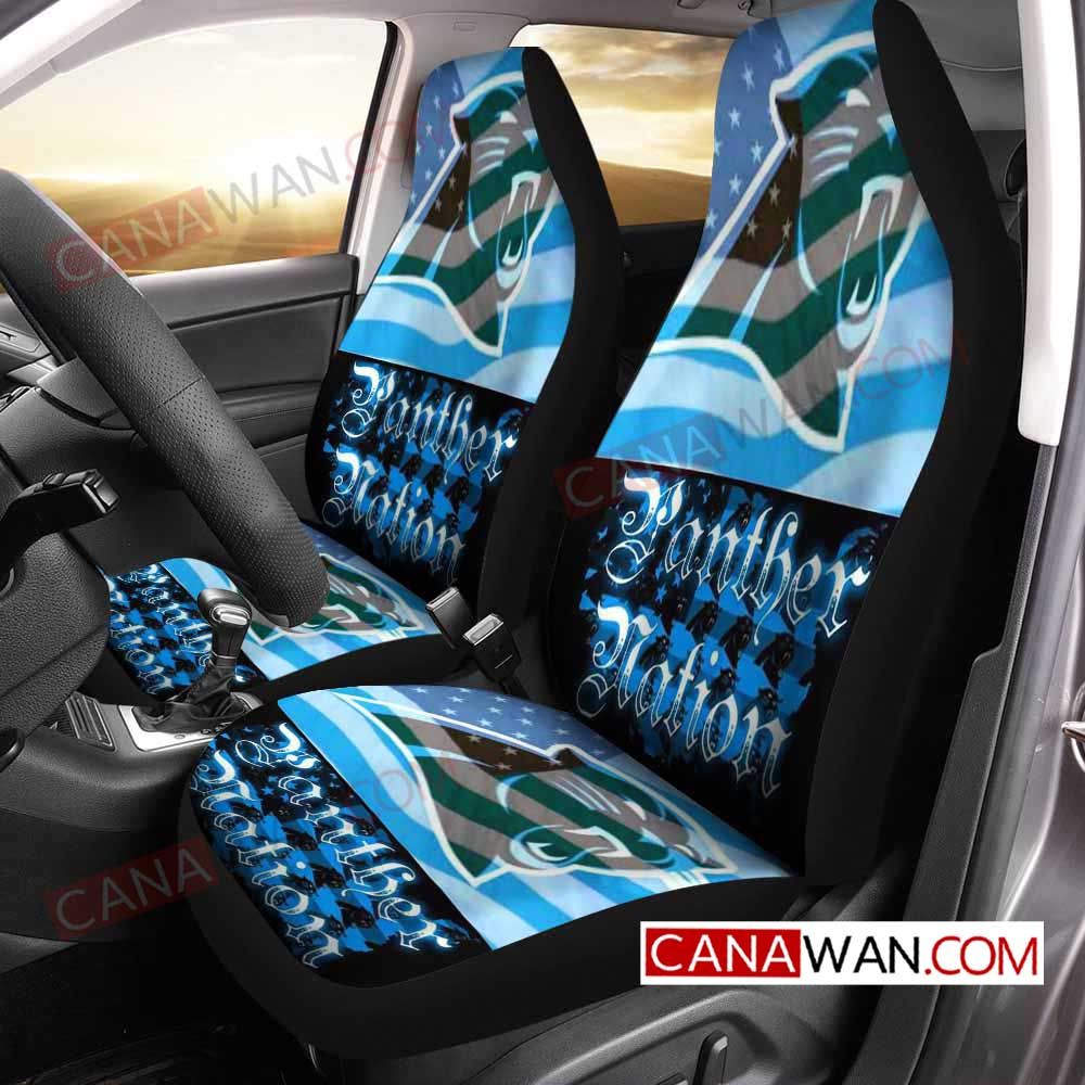 Carolina Panthers Style008 3D Customized Personalized Car Seat Cover