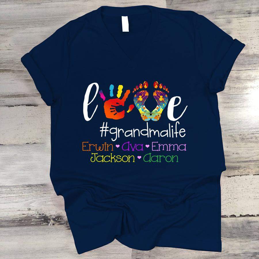 PERSONALIZED LOVE GRANDMA LIFE TSHIRT