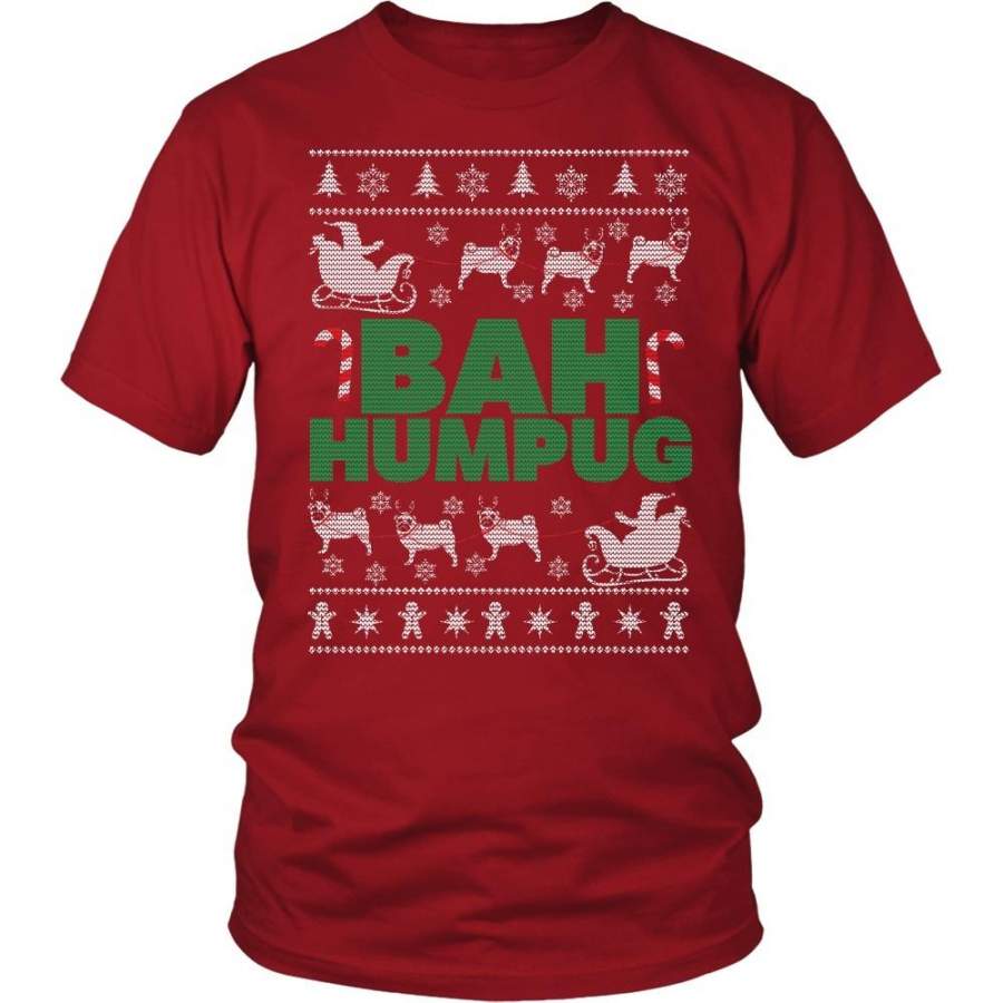 Bah HumPug Ugly Christmas Sweater Shirt