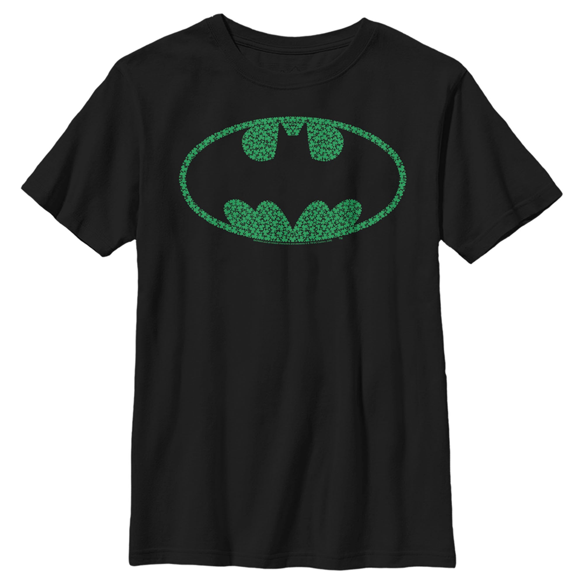 Boy’S Batman St. Patrick’S Day Cloverfield Bat Logo T-Shirt