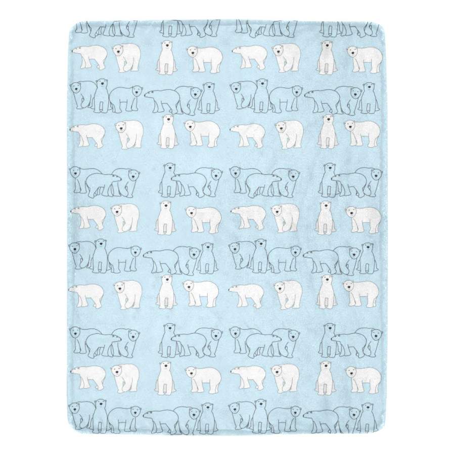 Polar Bear Fleece Blanket