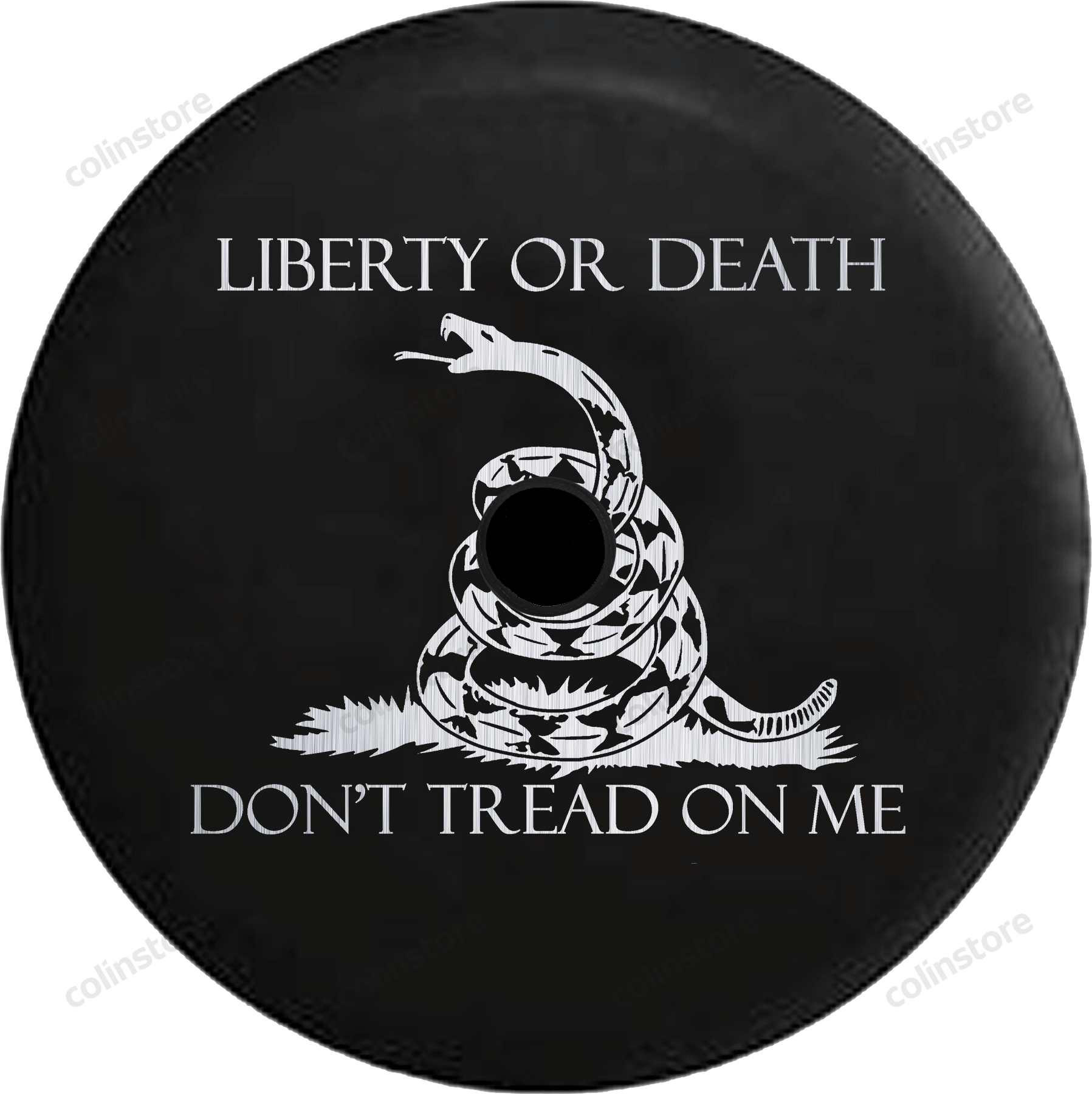 Jeep Wrangler Jl Backup Camera Liberty Or Death Don’T Tread On Me Snake Brushed Steel Spare Tire Cover