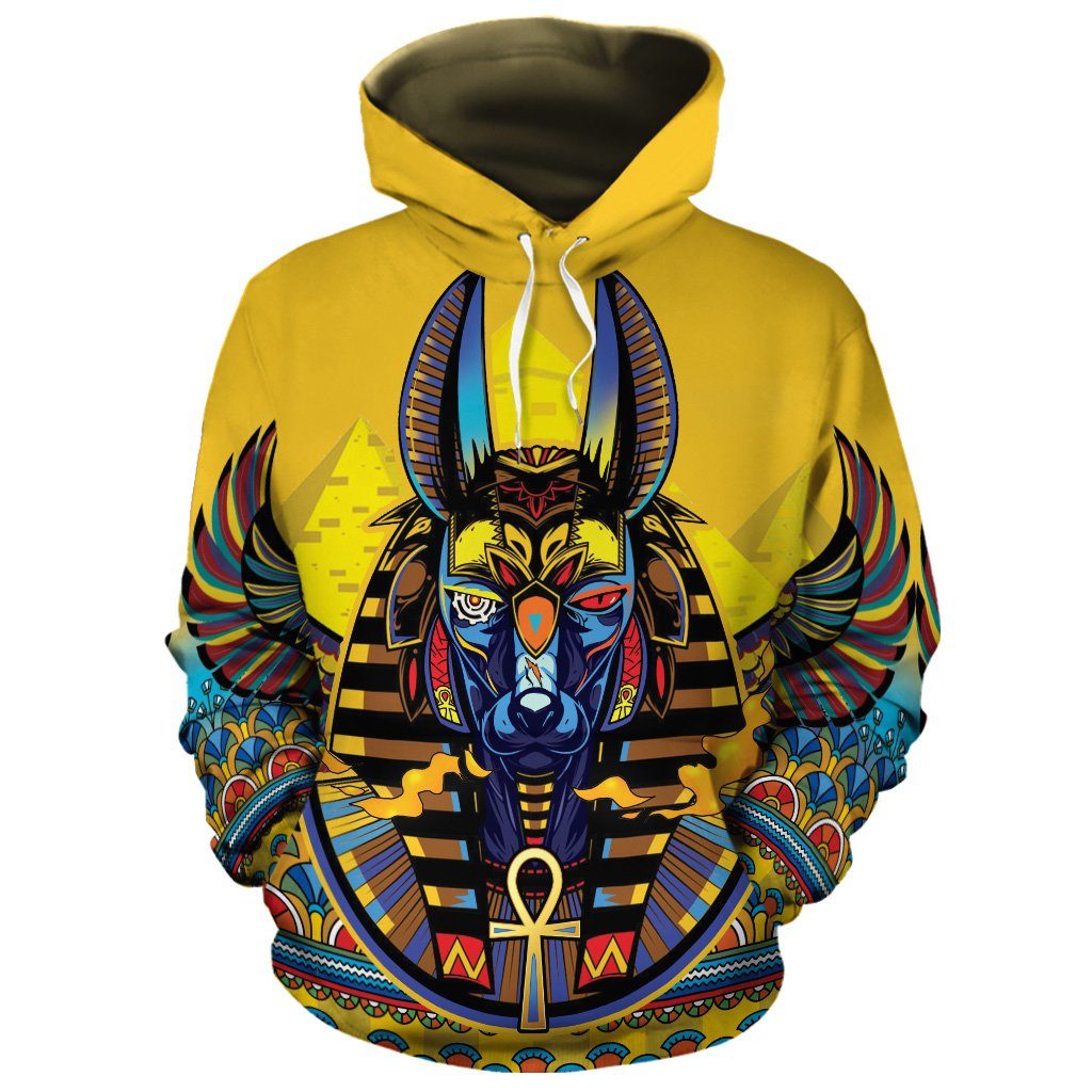 Anubis God Cartoon Art All-Over Hoodie