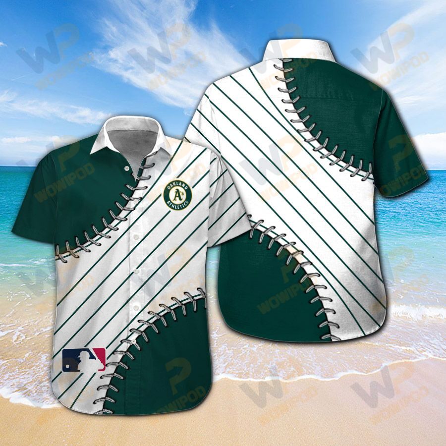 Oakland Athletics Hawaii Shirt And Beach Shorts 267 Ha34556