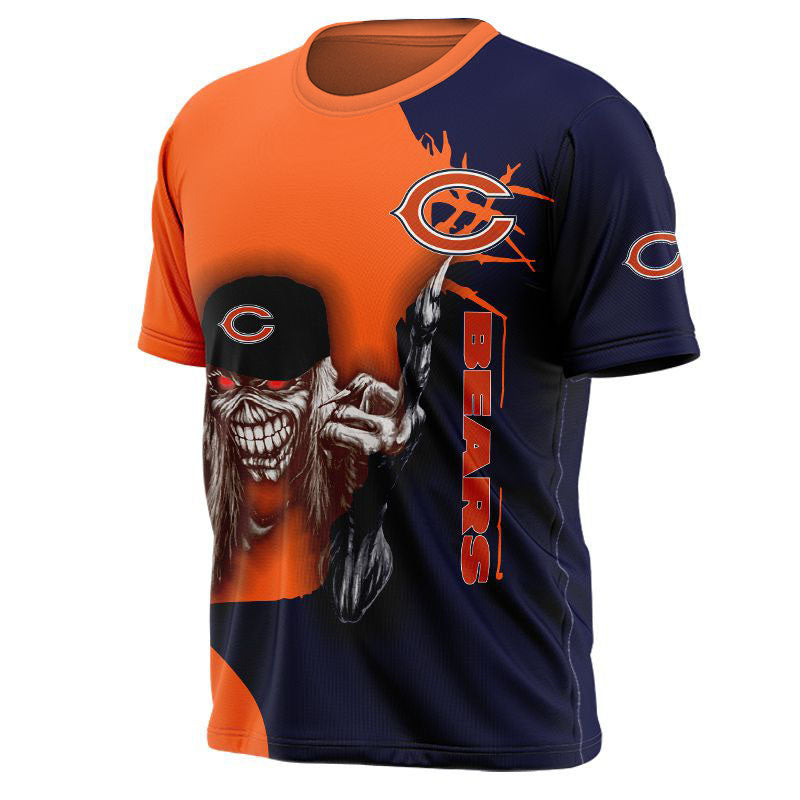 Iron Maiden Chicago Bears T Shirts