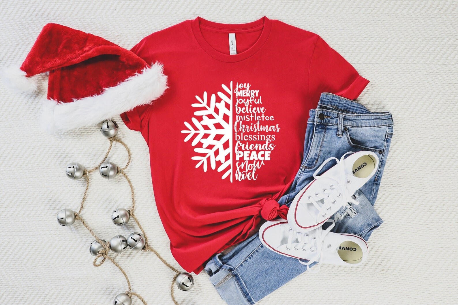 Snowflake Shirt, Christmas T-Shirt, Christmas Shirt, Holiday Party Funny Shirt, Women Christmas Shirt, Snowflake Winter Christmas Shirt