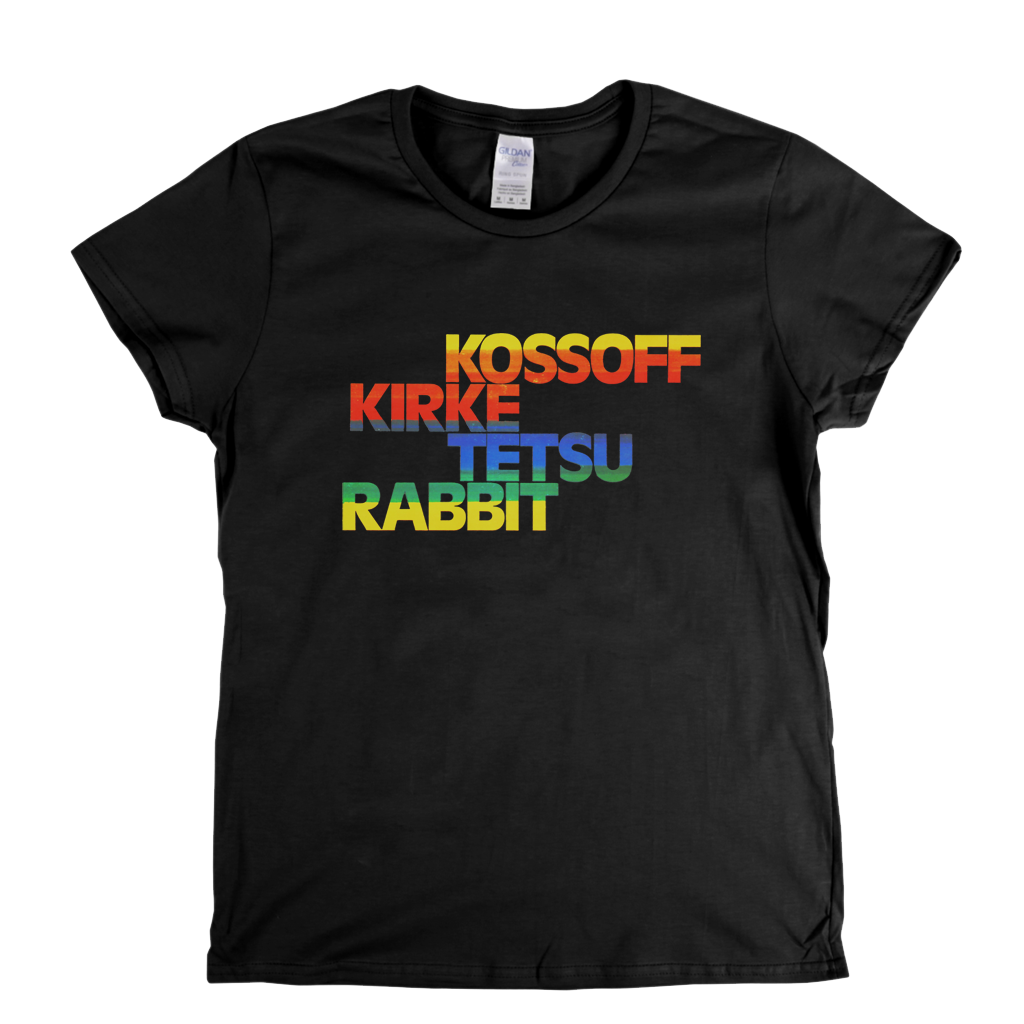 Kossoff Kirke Tetsu Rabbit Album Womens T-Shirt