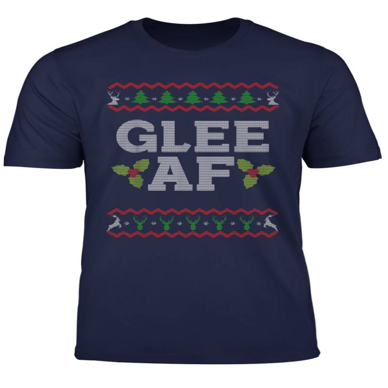 Ugly Christmas Style Glee Af Funny Xmas T Shirt