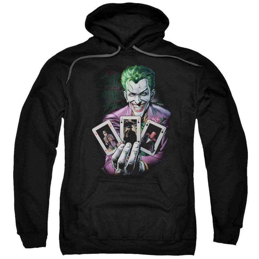 Batman – 3 Of A Kind Adult Pull Over Hoodie