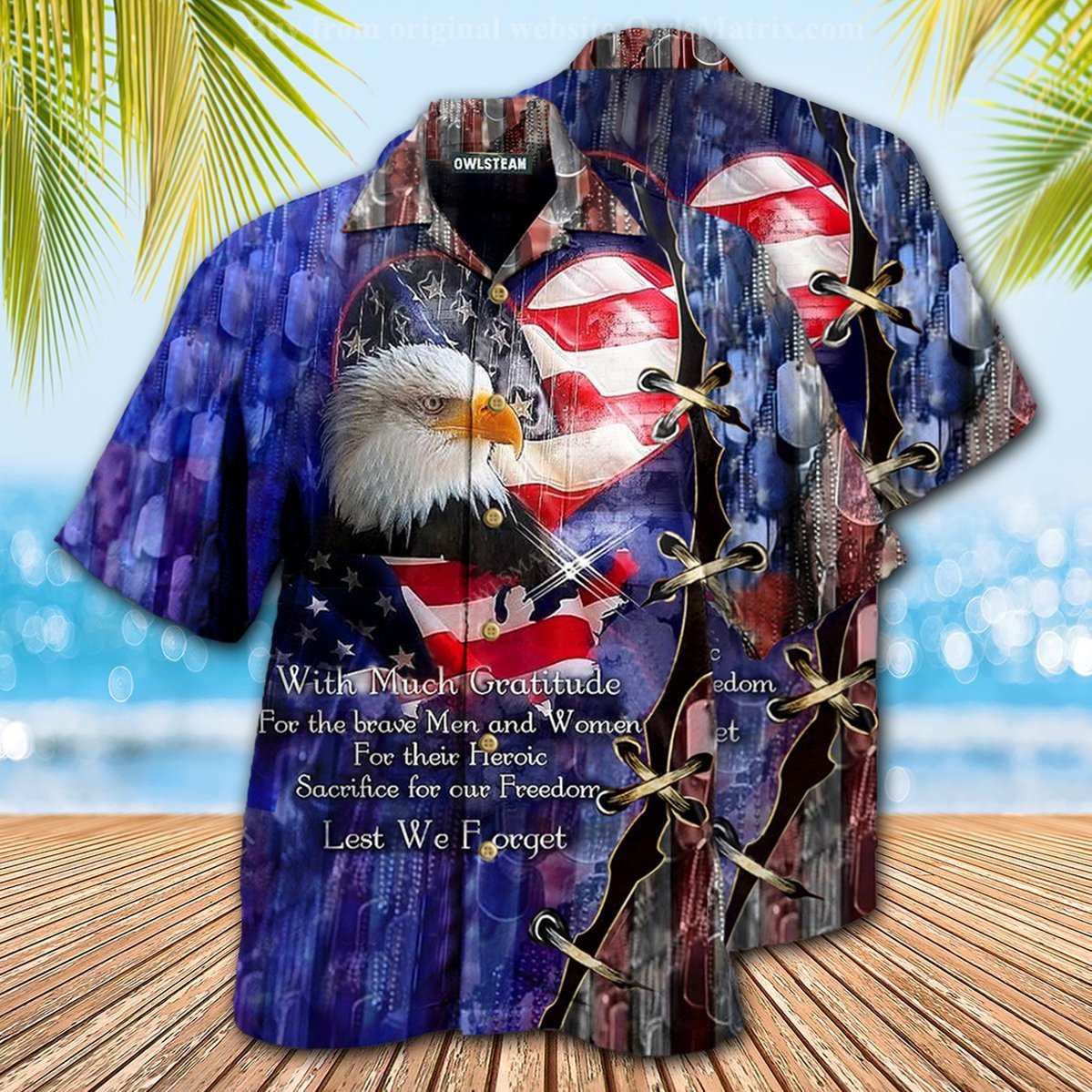 Veterans Thank You Veterans From The Heart Edition Hawaiian Shirt | For Men & Women | Adult | Hw9728