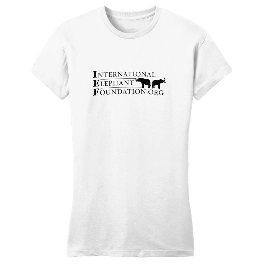 International Elephant Foundation Logo – Women’s Fitted T-Shirt