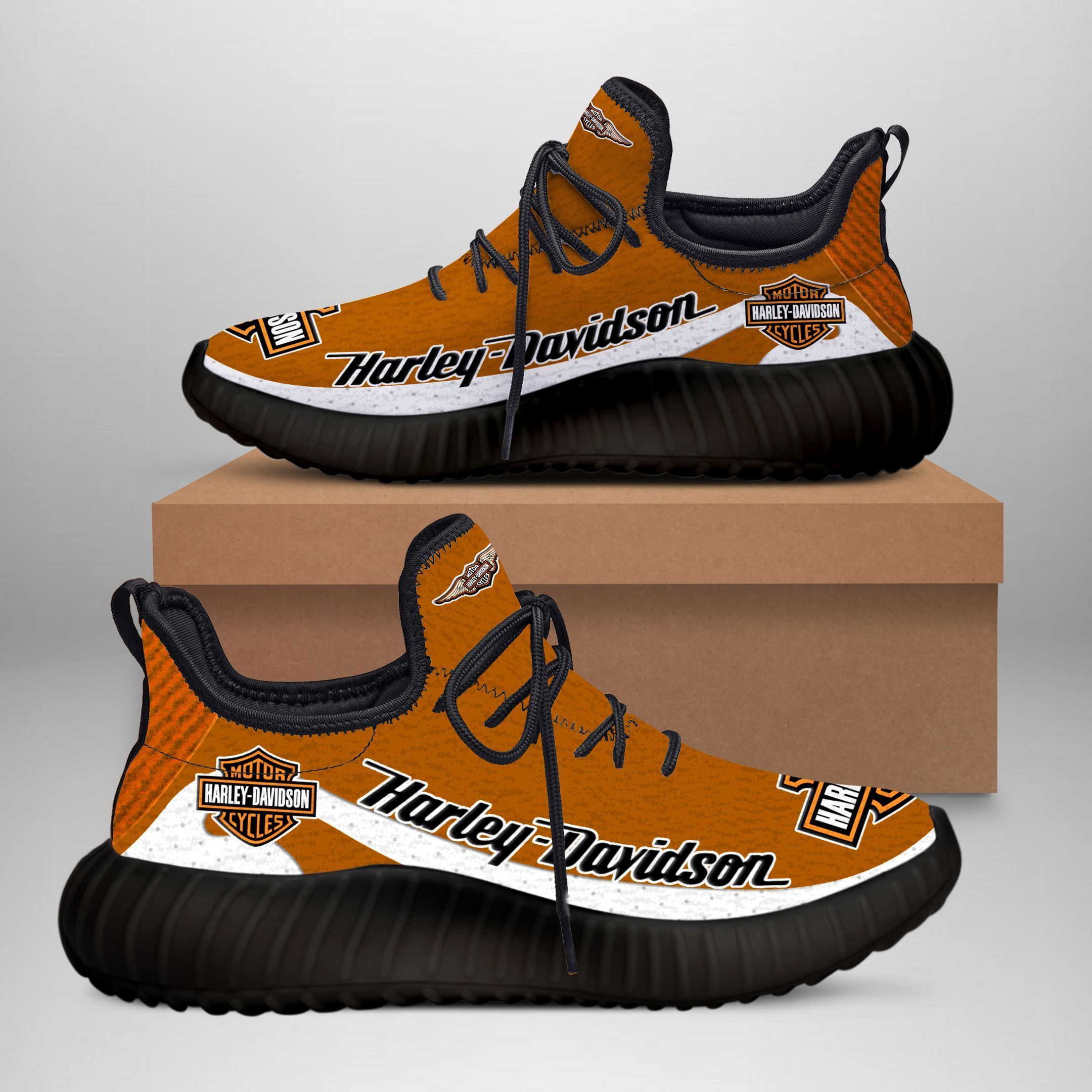 Harley Davidson  Yz Boost Ver3 (Dark Orange)