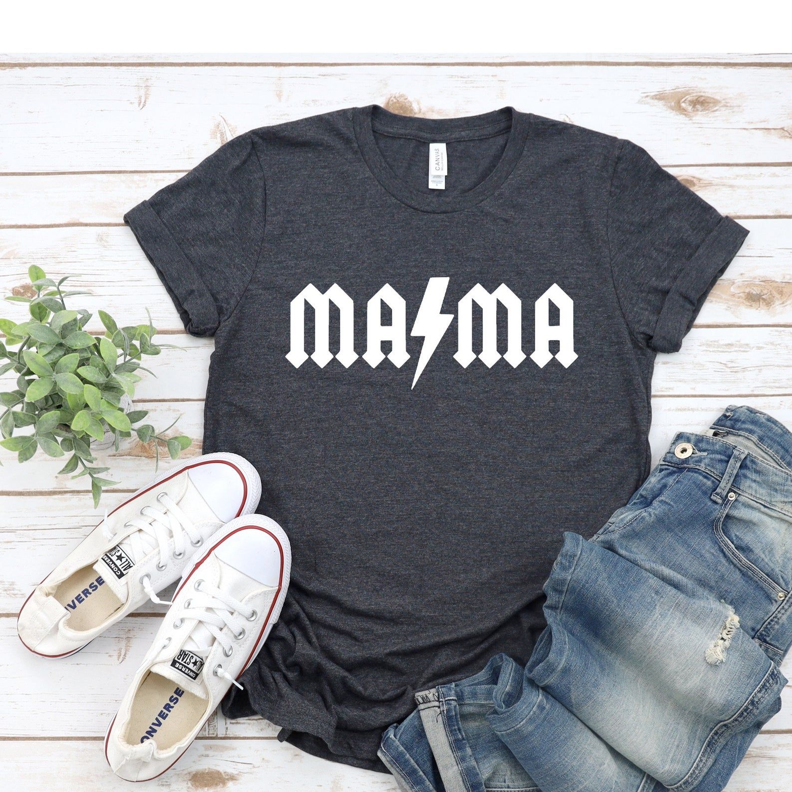 Acdc Mama T-Shirt Cute Shirt Shirt Rock Band Shirt Unisex Shirt