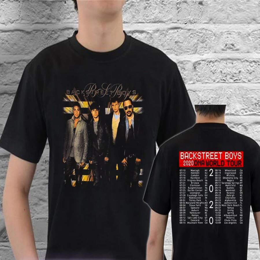 Backstreet Boys T Shirt DNA World Tour 2020 T-Shirt Size M-3XL