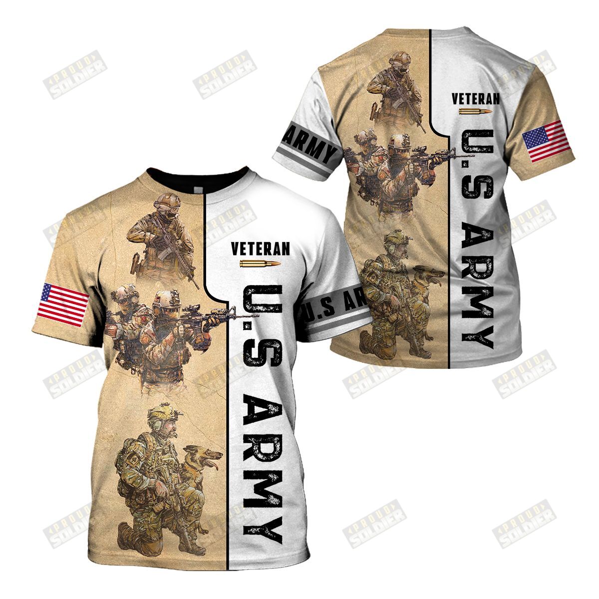 3D All-Over Printed “Veteran Us Army” (Dn-Nh35)