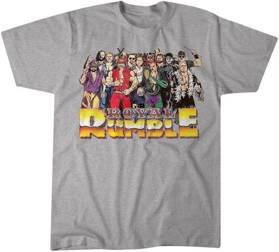 Vintage Style Wwf Wwe Wrestling 1992 Royal Rumble Retro Shirt