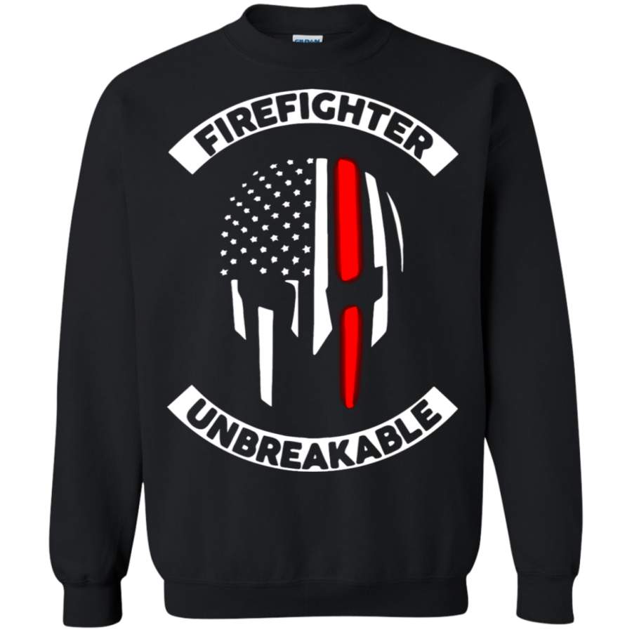 AGR Firefighter Unbreakable Spartan American Flag Sweatshirt