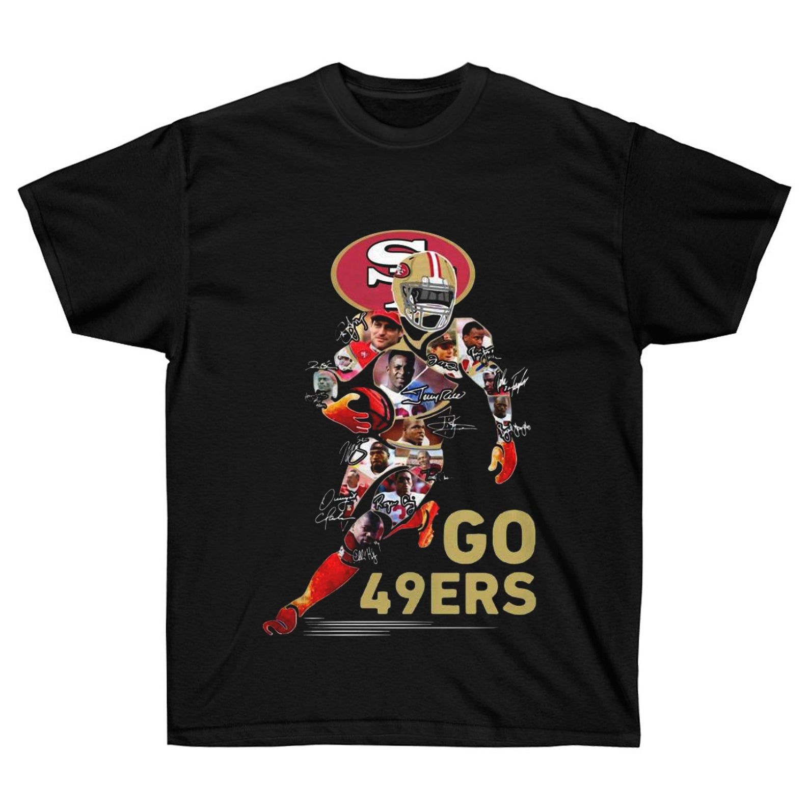 San Francisco 49Ers Legend Player Signatures Shirt San Francisco 49Ers ...