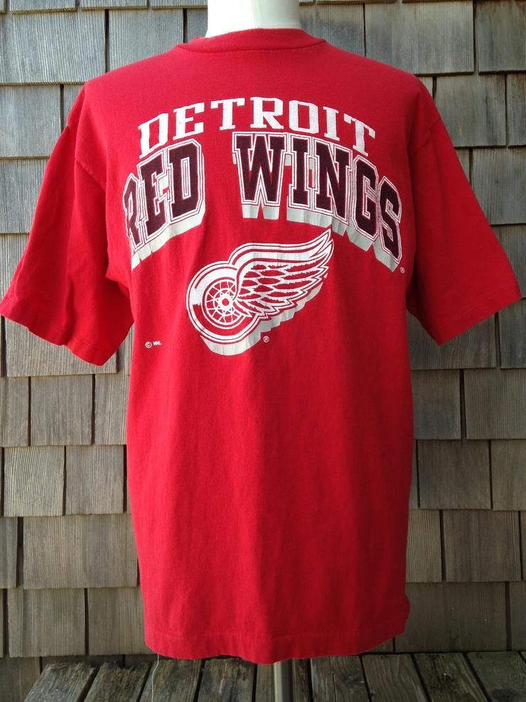 Vintage Des Ann Es 90 Red Wings De Detroit Shirt