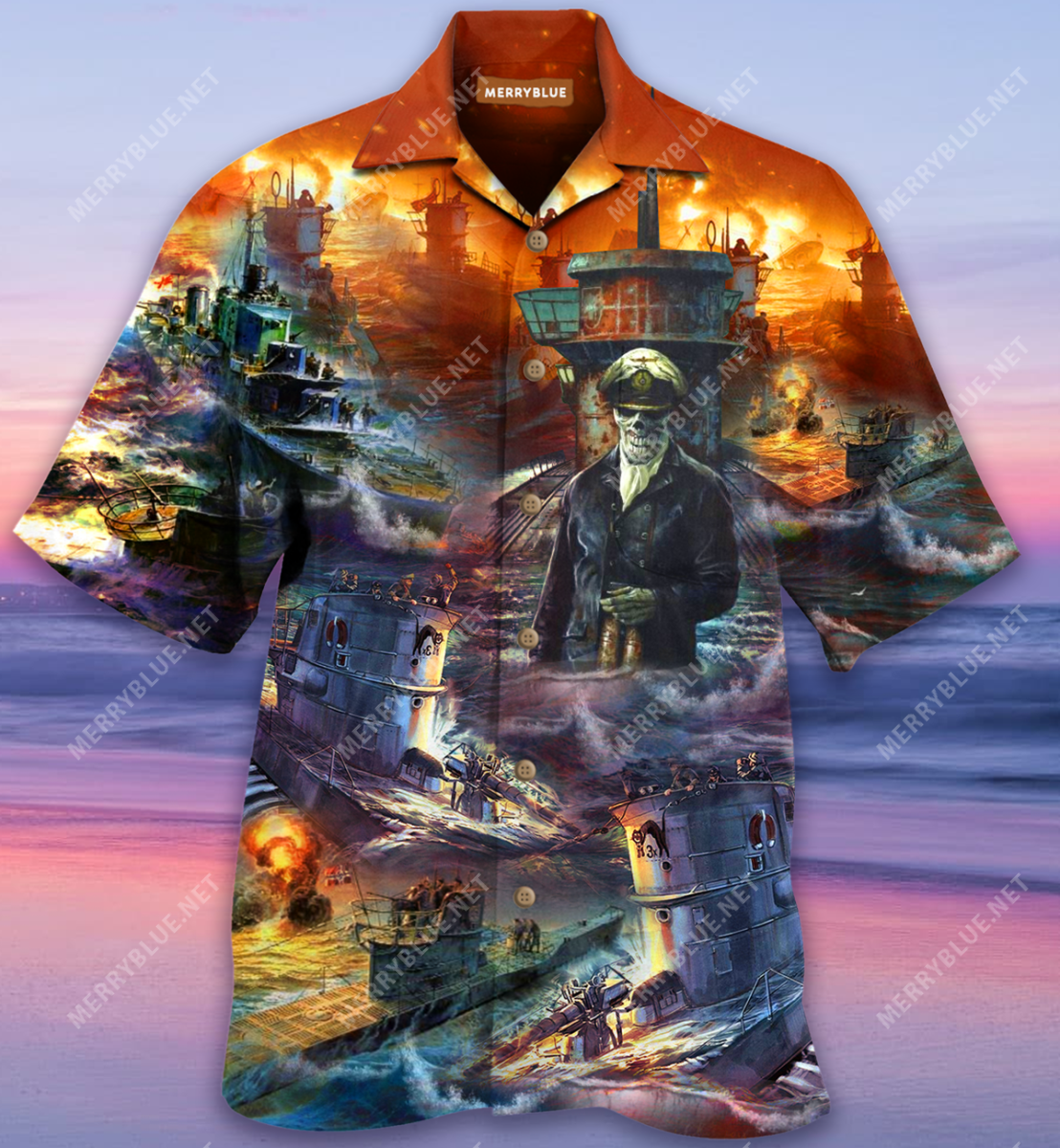 A Smooth Sea Never Made An Excellent Sailor Skull Unisex Hawaiian Shirt