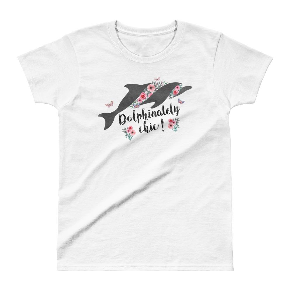 Dolphinately Chic Dolphin – Women’s T-shirt