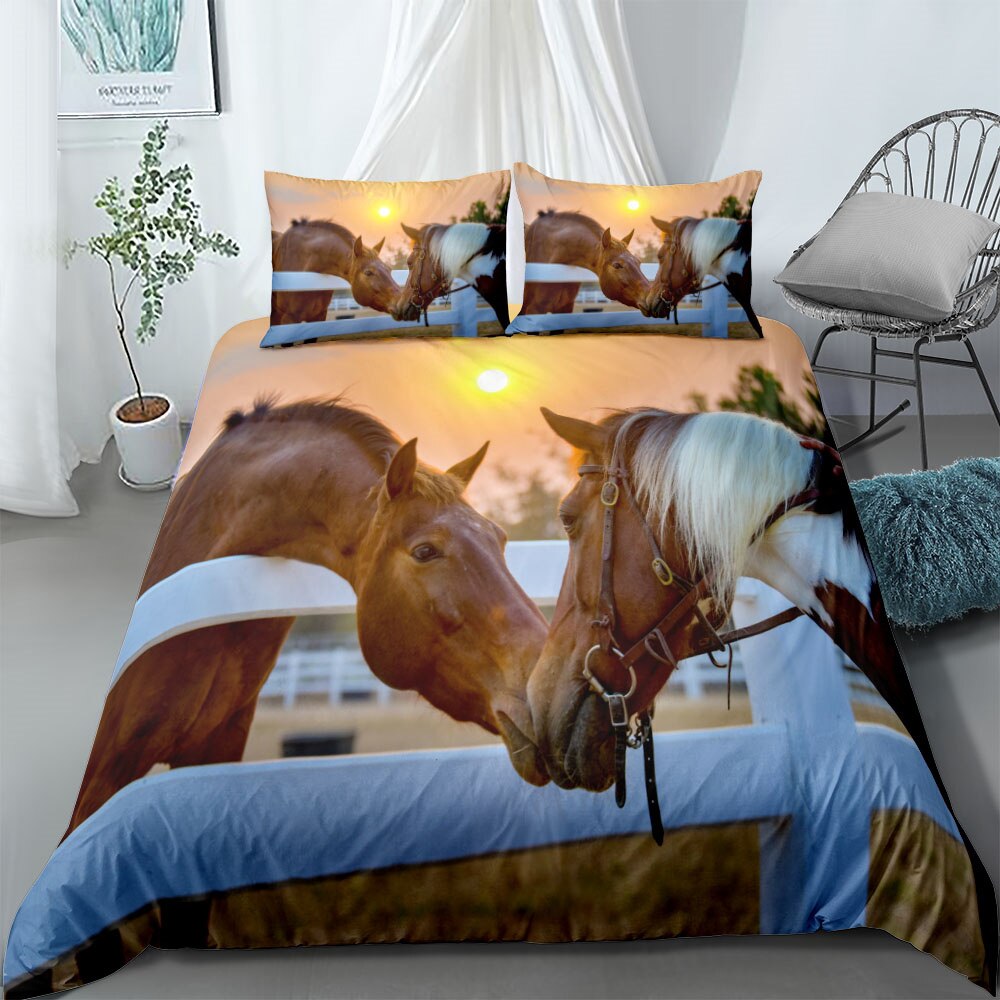 Wild Elephant 3D Bedding Set King Queen Double Full Twin Single Size Bed Linen Set Duvet Covers