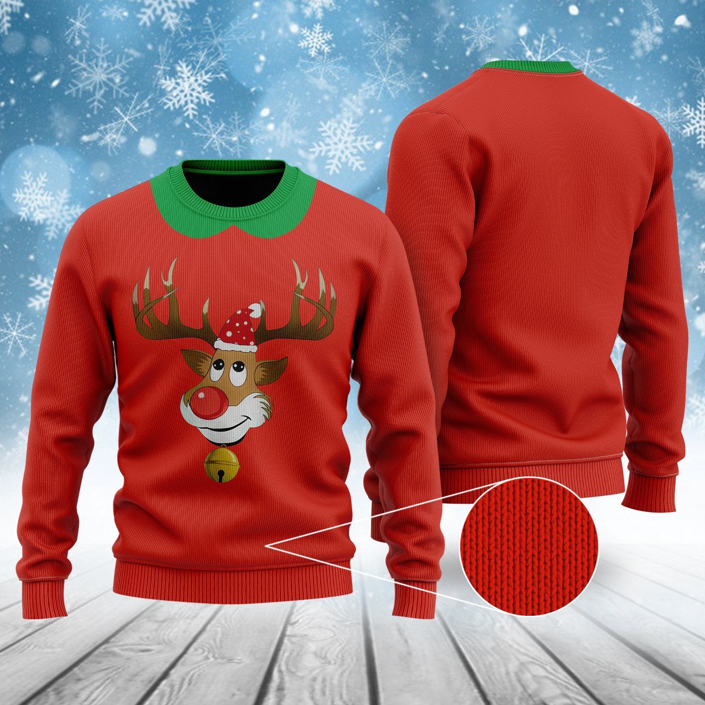 Merry Christmas Ugly Christmas Sweater | For Men & Women | Adult | Us6100