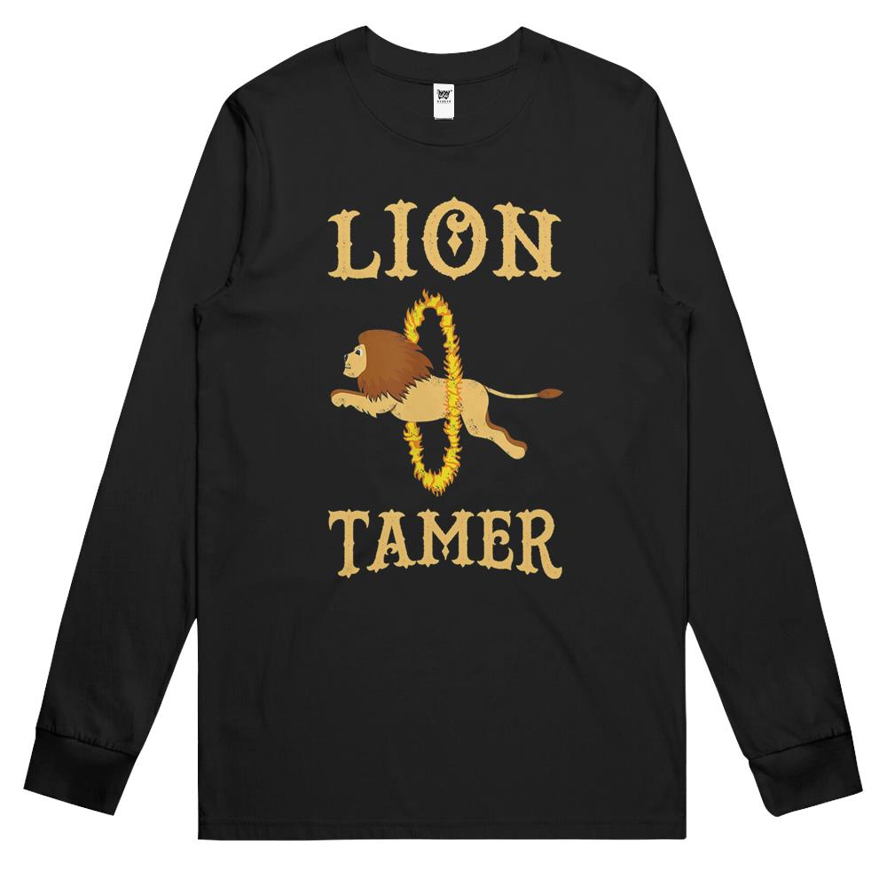 Vintage Lion Tamer Event Circus Staff Themed Birthday Party Long Sleeve T Shirts