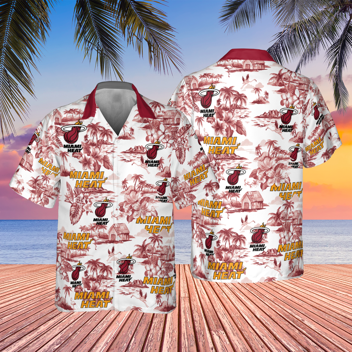 Premium Island Fiesta Aloha Attire Miami Heat