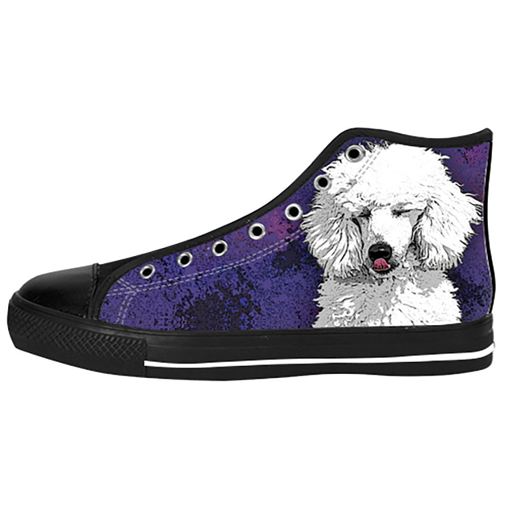 Poodle Dog Shoes & Sneakers – Custom Poodle Canvas Shoes