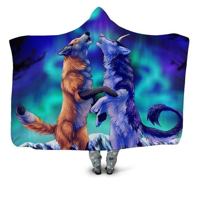 Wolf & Fox Reunion Blanket Hoodie