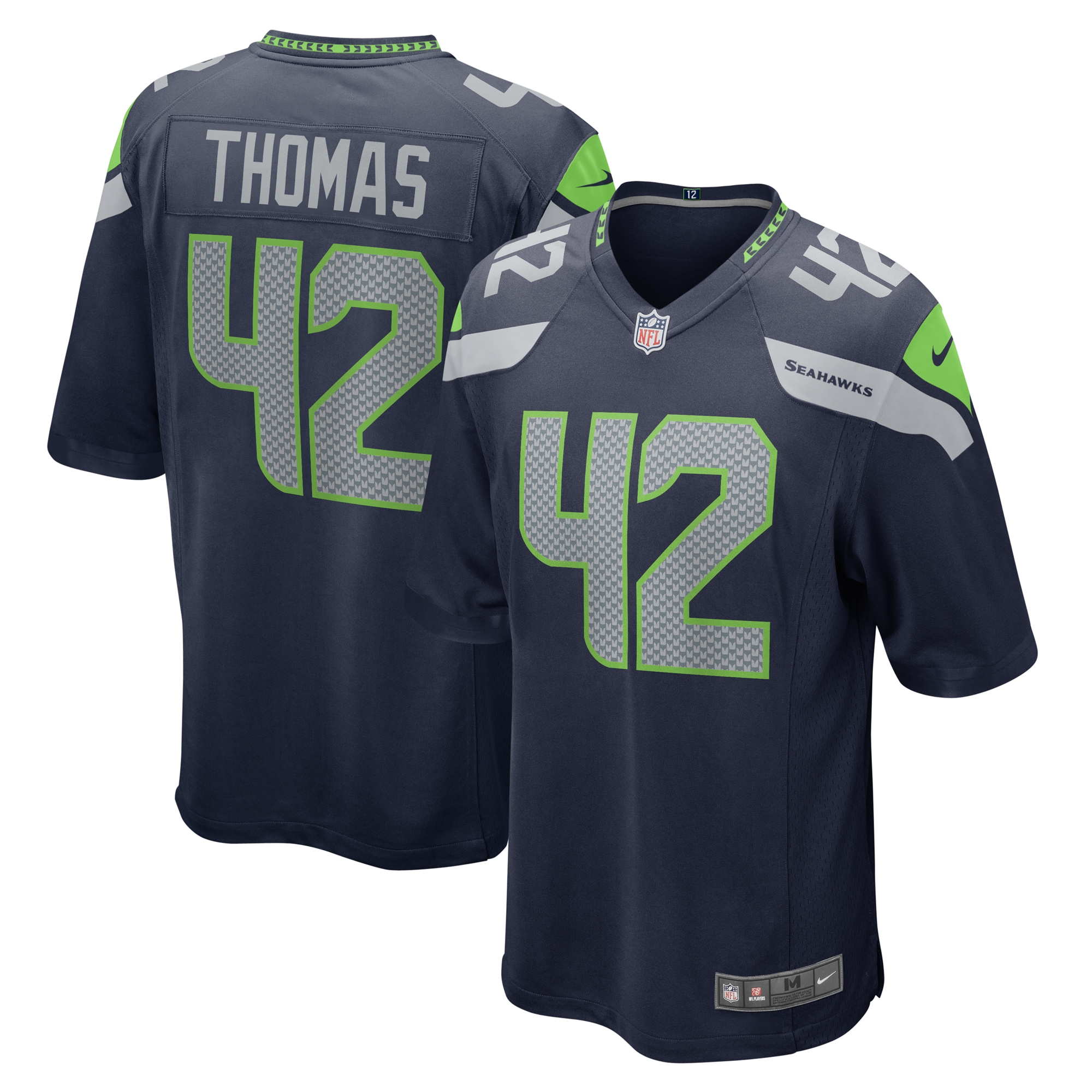 Drake Thomas Seattle Seahawks Team Game Jersey – College Navy