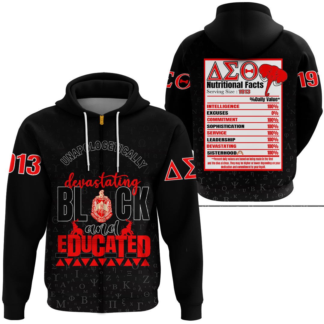 Wonder Print Shop Clothing – Delta Sigma Theta Zip Hoodie