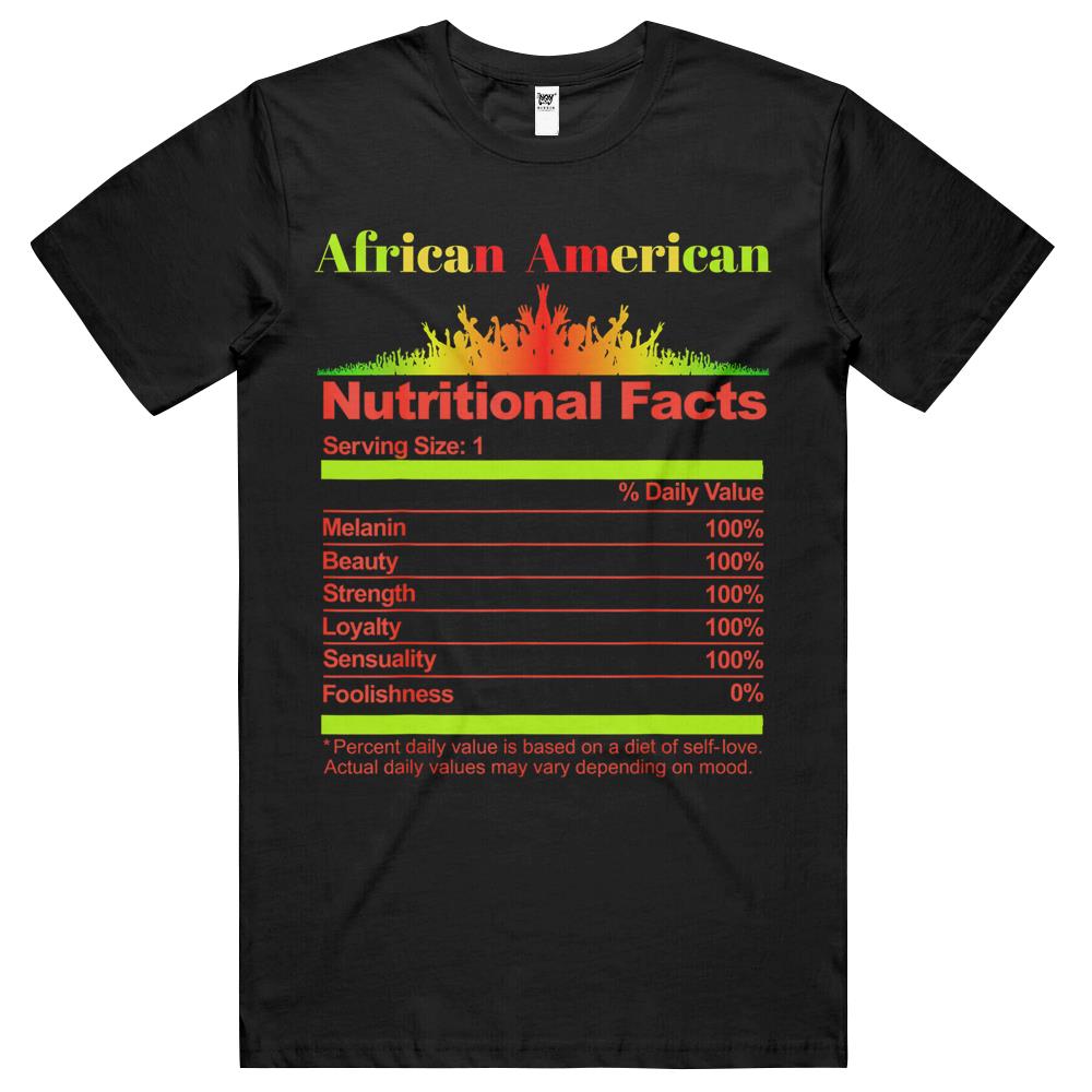 Nutritional Facts Shirt, Nutritional Facts T Shirt, Black Queen Nutrition Facts, Juneteenth Black Queen Nutritional Facts Black Womens Girls T Shirts