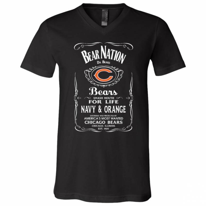 BEAR NATION DA BEARS FOOTBALL CHICAGO BEARS SLOGAN SHIRTS