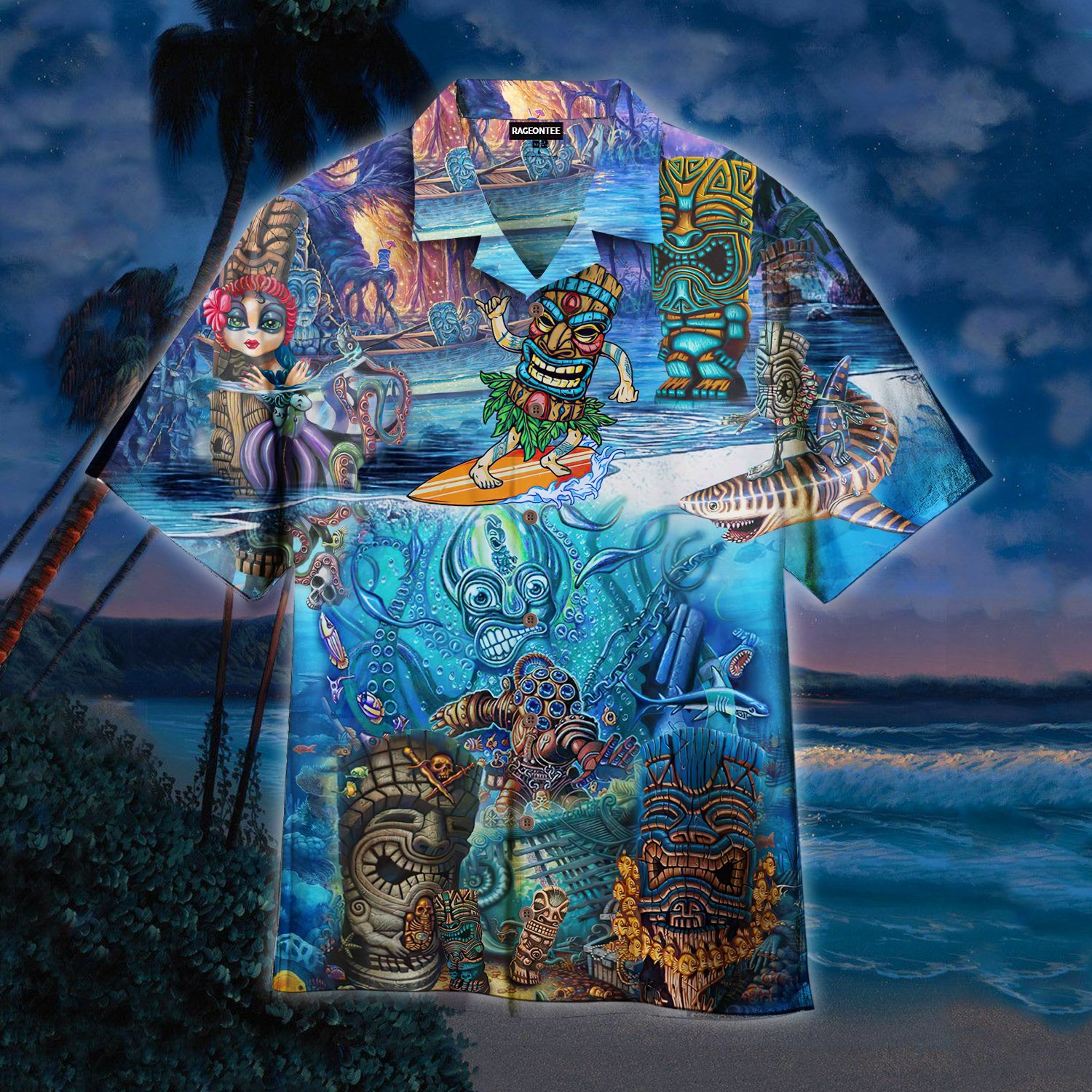 Tiki Island Hawaii Shirt Ha61254