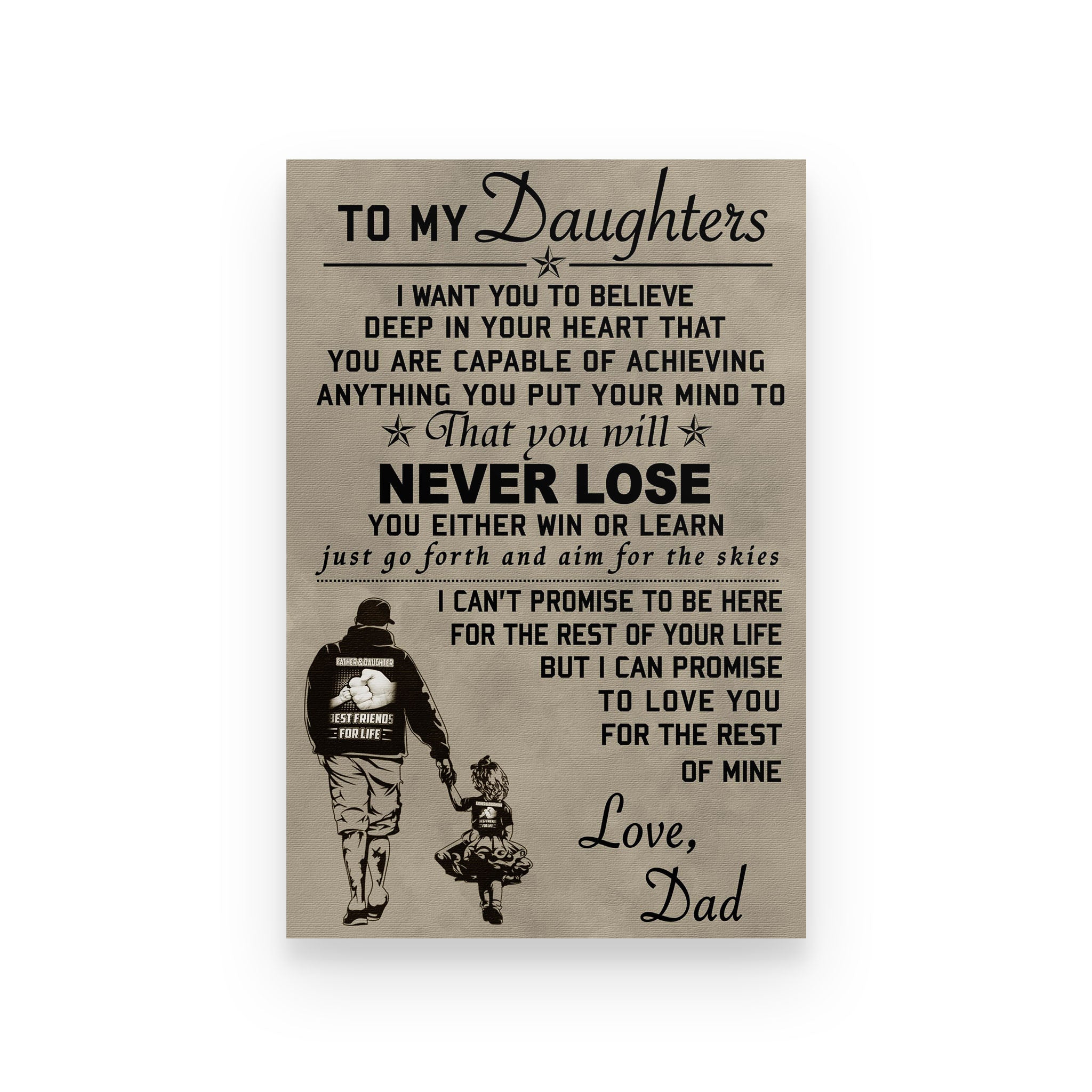 Family poster dad to daughter I want you to believe deep in your heart vs4