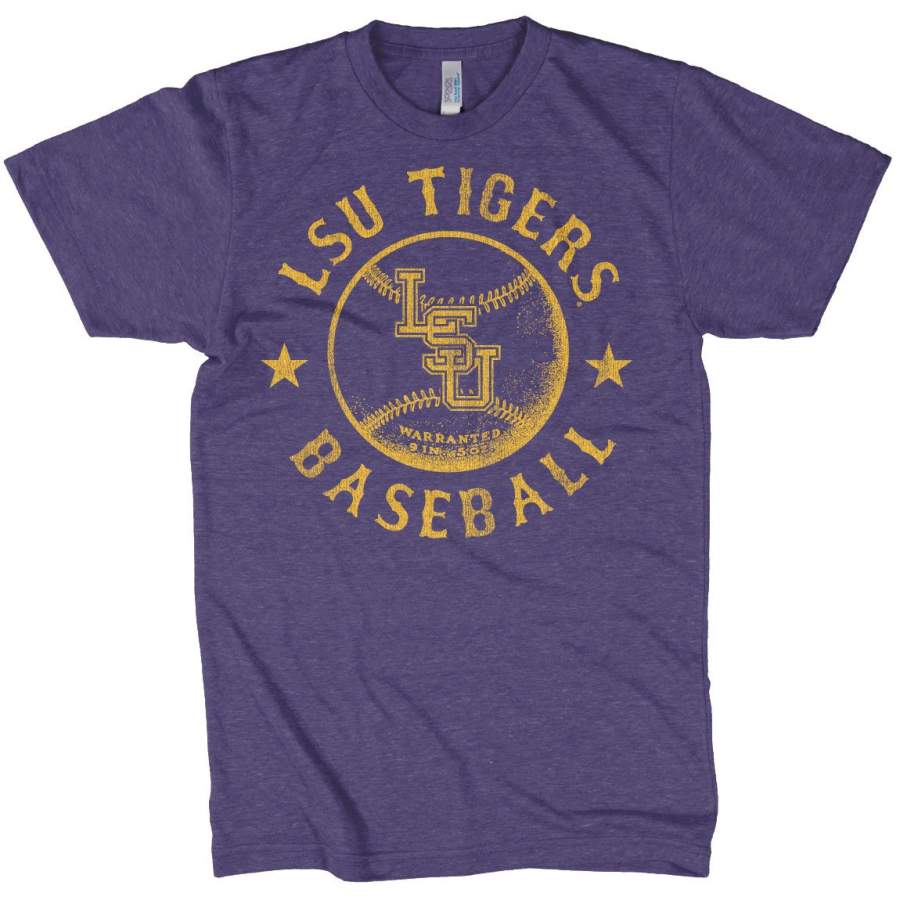 B&B Dry Goods LSU Tigers Baseball Warranted T-Shirt – Imperial Purple