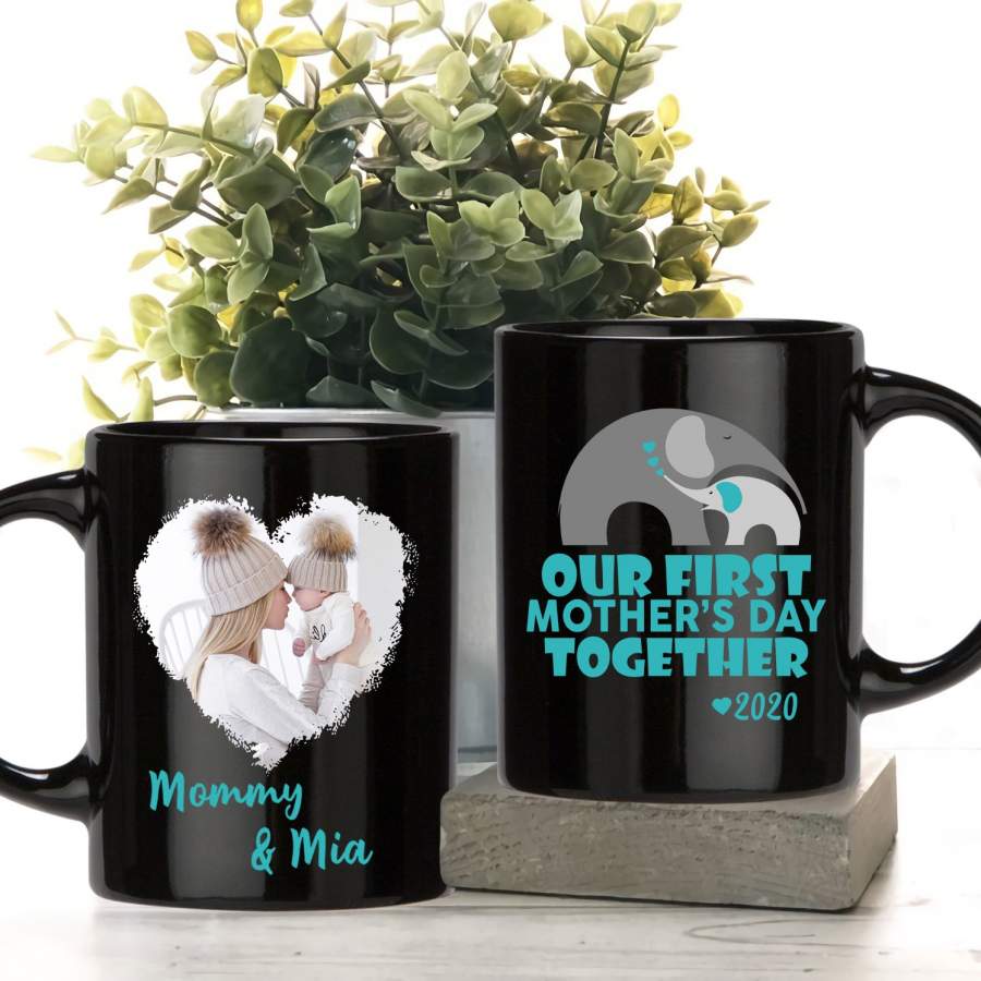 Custom Our First Mother’s Day Together 2020 Personalized Mom Mug Htth