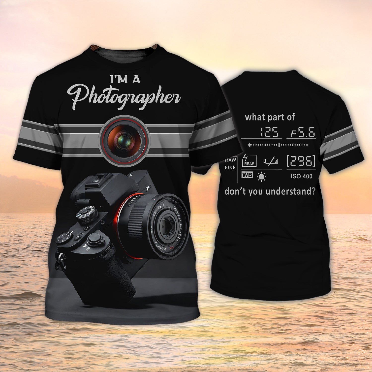 3D All Over Print Photographer Shirts I’M A Photographer Black Shirt Men Women